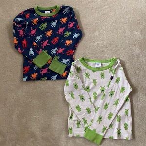 Two Polarn.O.Pyret long sleeve shirts Size 4-6 yrs